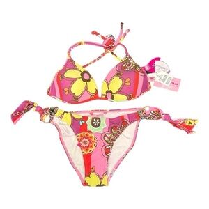 Cia. Martima Retro Floral Bikini NWT